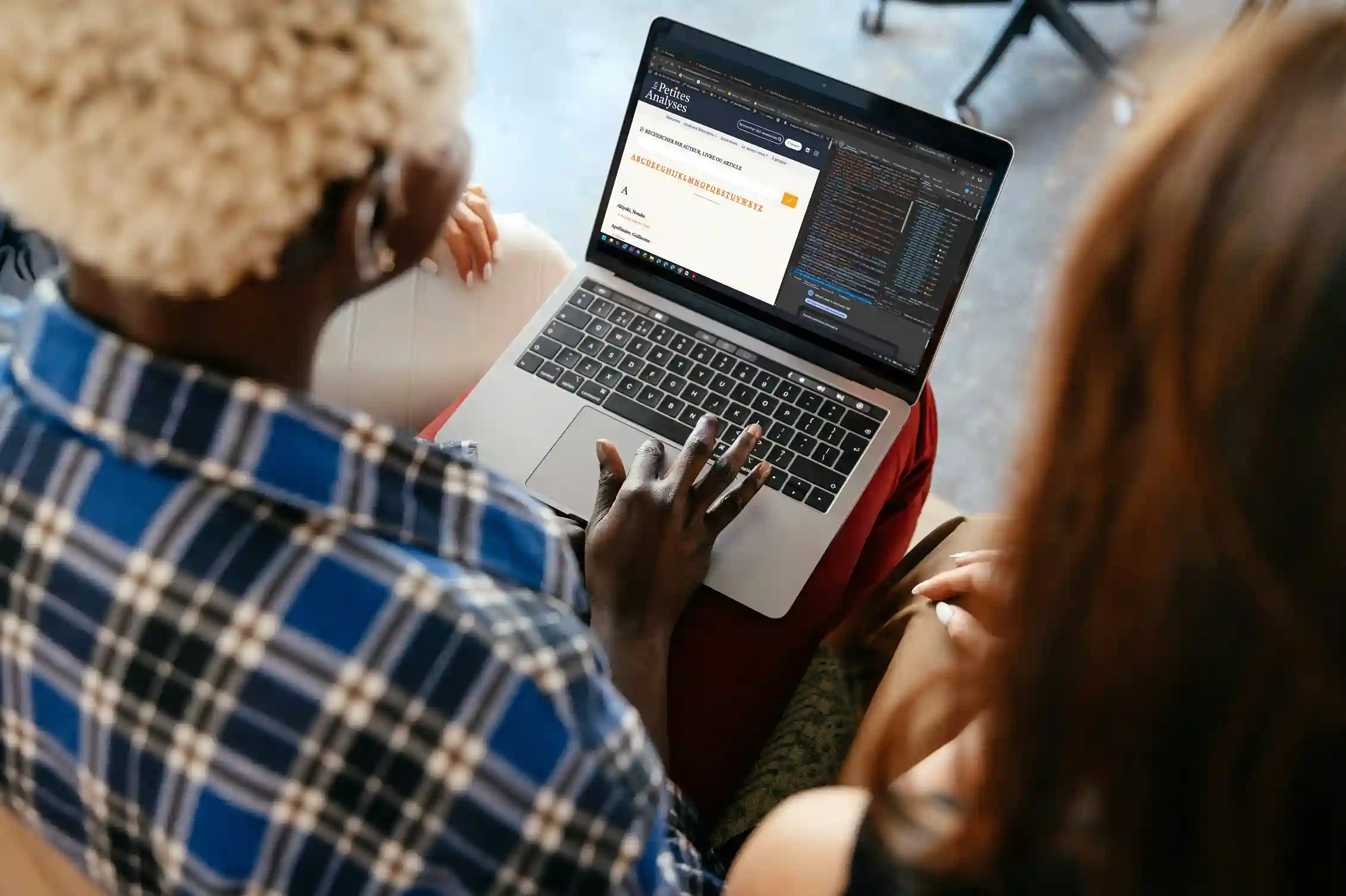 Développement WordPress du site Les Petites Analyses avec aperçu du code et de la refonte réalisée par Wazerty