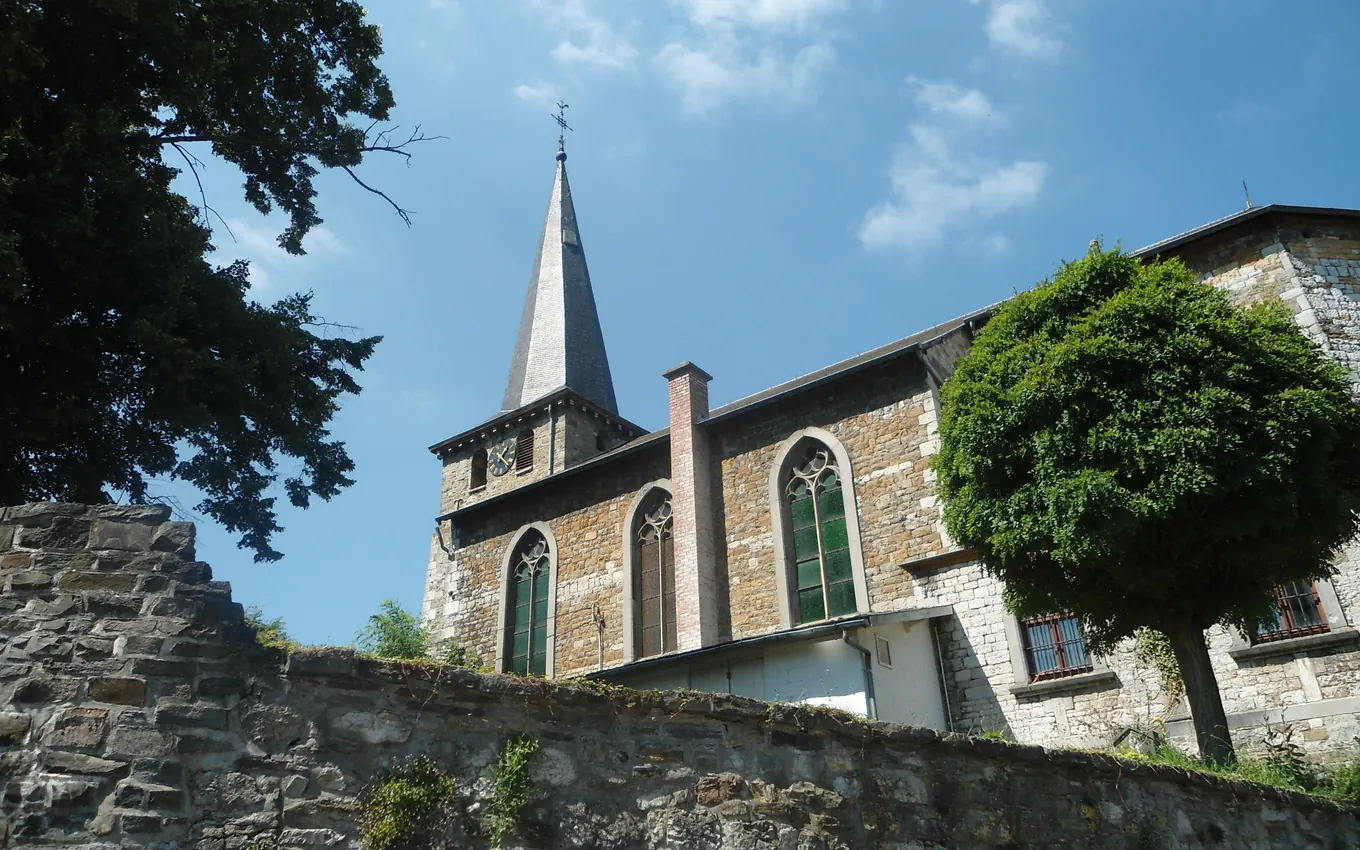 Église Saint-Martin dans le village de Fairon, commune de Hamoir